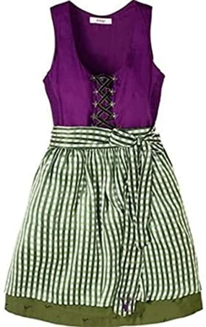 Dirndl di New Style by Sheego in verde/viola - NUOVO