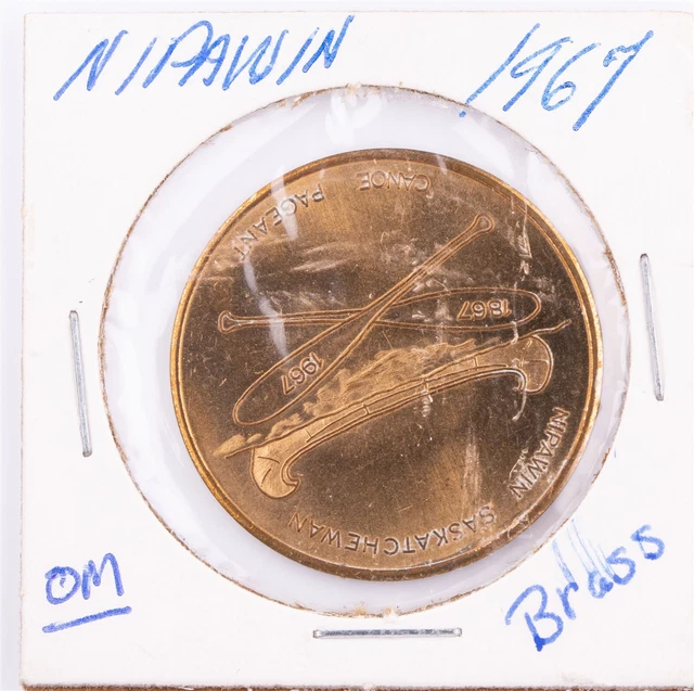 $1 1967 Nipawin, Saskatchewan SK12 BR Canadian Municipal Token