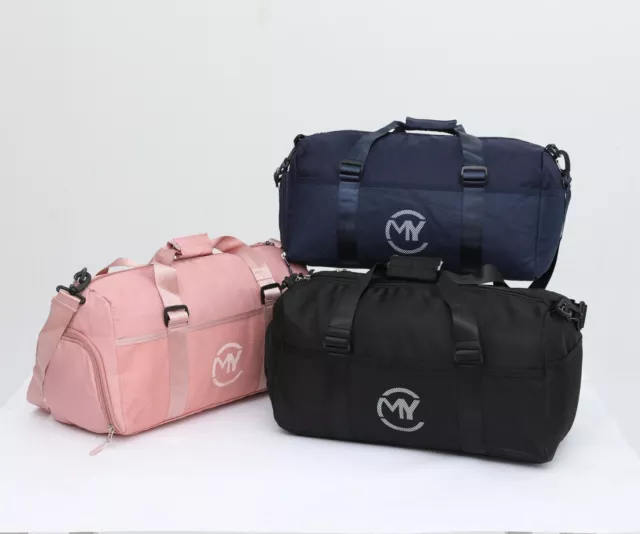 Men Women Canvas Duffle Bag Travel Yoga Holiday Gym Handbag Weekend Luggage Bag