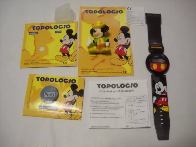 OROLOGIO DISNEY TOPOLINO gadget dono Topolino libretto Dono x abbonati Rare EUR 40 00 PicClick IT
