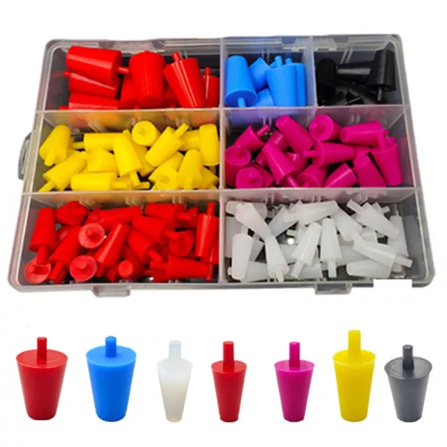 60Pcs Silicone Cone Plugs Assortment Kit Suitable for Various Projects