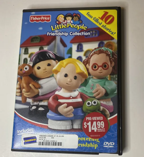 Little People Friendship Collection (DVD, 2004) Former Blockbuster Rental