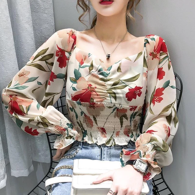 Chemisier Femme Style Lolita - Épaules Dénudées, Manches Longues Bouffantes, Neuf Avec étiquettes