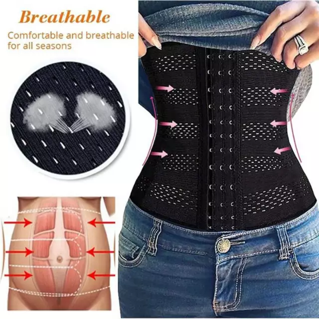 Women Postpartum Recovery Bone Belly Wrap Shapewear Underbust Corset Body Shaper