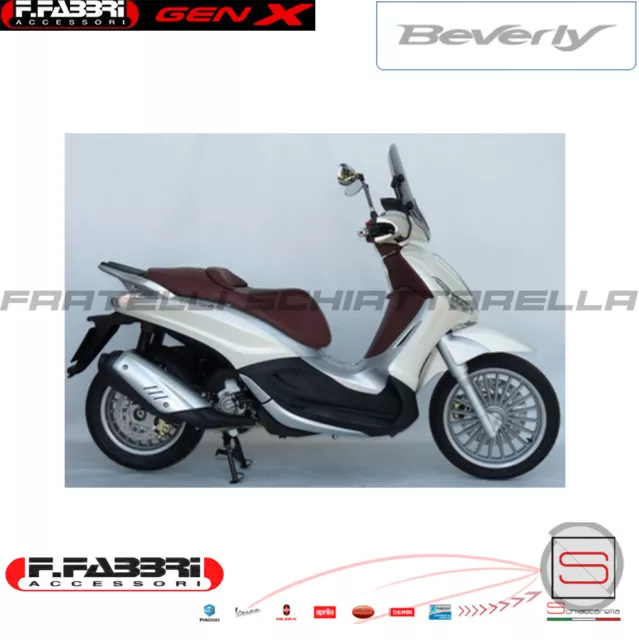 Cupolino Parabrezza Basso Lastra Fumè Piaggio Beverly 125-300-350 Dal 2010-2020 2