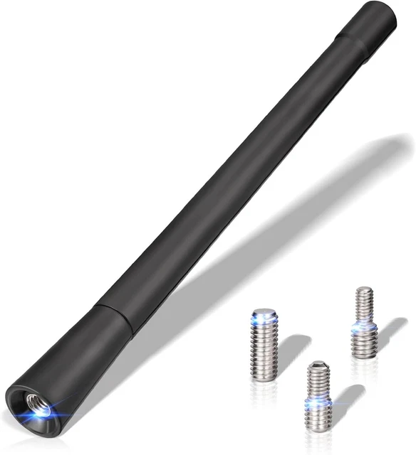 Antenna Auto In Gomma FM/AM | Ricambio Universale Per Peugeot 205 206 306 307 406 E Citroen 806 - 4