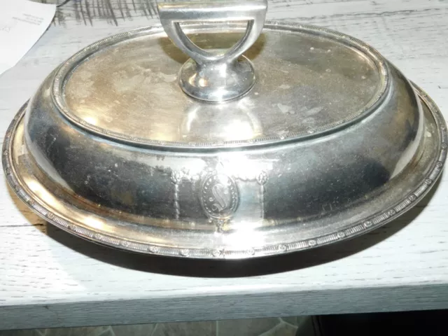Vintage Silver Serving Dish with Lid SHEFFIELD 58