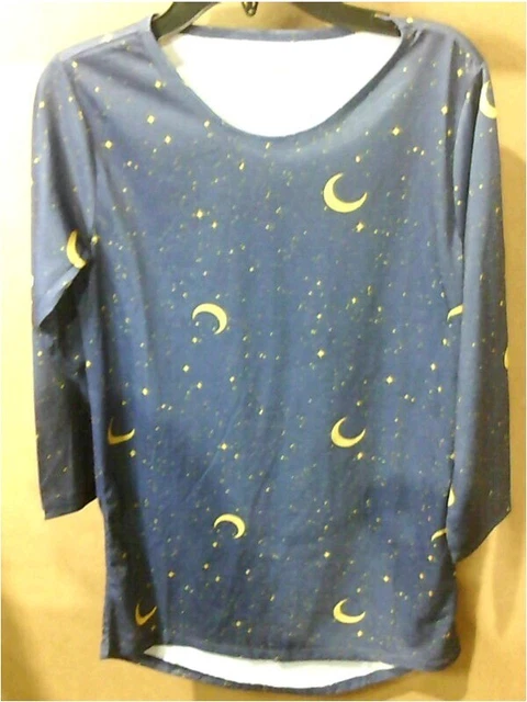 Leveret Girls SLEEP Nightgown, Navy Blue, Size Large