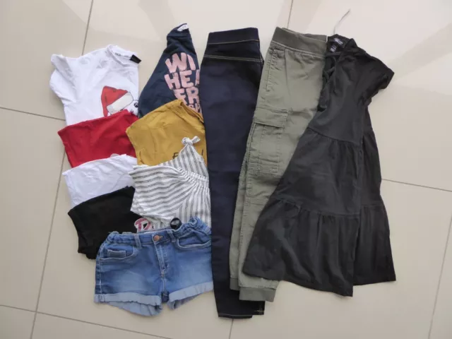 Girls 11 Piece Clothes Bundle Age 10 To 11 Years Various Brands
