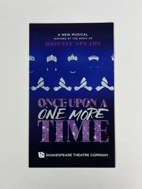 Once Upon A One More Time Pre-Broadway Try-Out Program 12/2/21