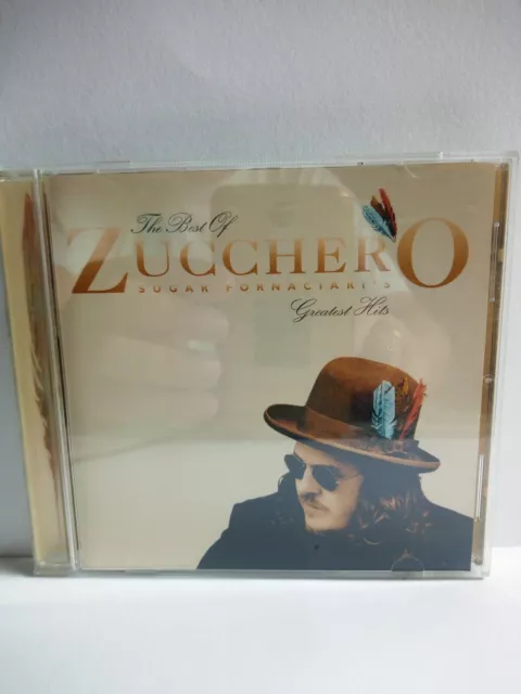 Cd  The Best Of Zucchero Sugar Fornaciari-16 Hits- Ottimo!Spedizione Tracciata!