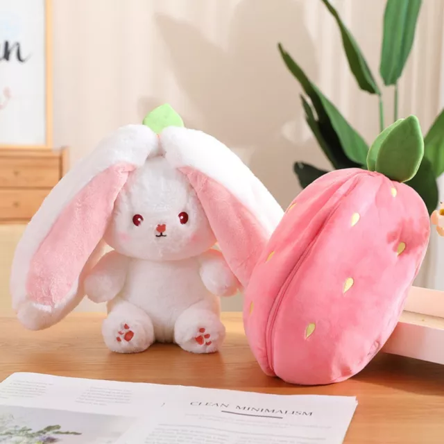 Hideaway Rabbit Plush Doll Easter Bunny Stuffed Toys Carrot Rabbit Plush Toy