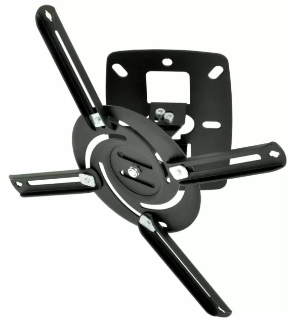 Universal LCD DLP Tilt Adjustable Projector Ceiling Wall Mount Bracket Black