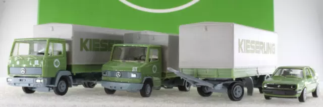 A.S.S Herpa 1:87 LKW PKW MB Mercedes VW EKB Kieserling Werbemodell OVP Set