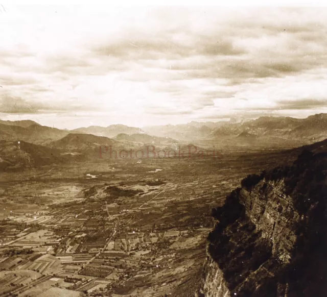 FRANCE Landscape Valley c1930 Photo Stereo Glass Plate VR22L28n16  