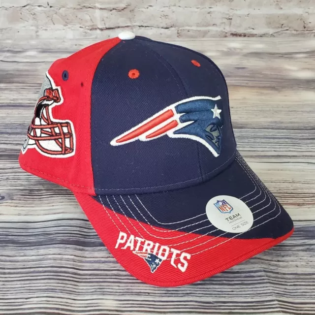 New England Patriots Hat Baseball Cap NWT Helmet Patch Adjustable One Size