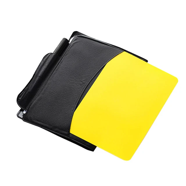 Kit Arbitre Football Complet Pro – 2 Sifflets Puissants, Cartons Jaune & Rouge, Monnaie Lance-Pièce, Sac De Transport – Idéal Pour Arbitres Foot, Basket Et Sports Collectifs