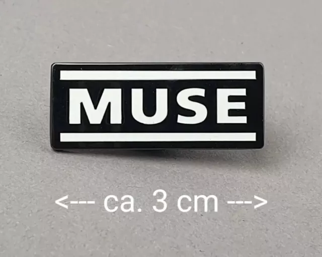 Muse Logo Pin, Anstecker, Brosche, Button, Rock, Band