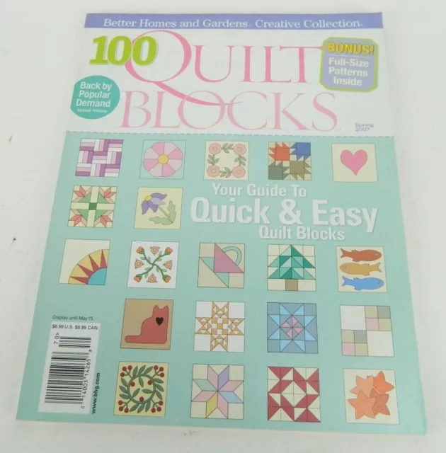 Better Homes and Gardens -100 Quilt Blocks ~Spring 2007