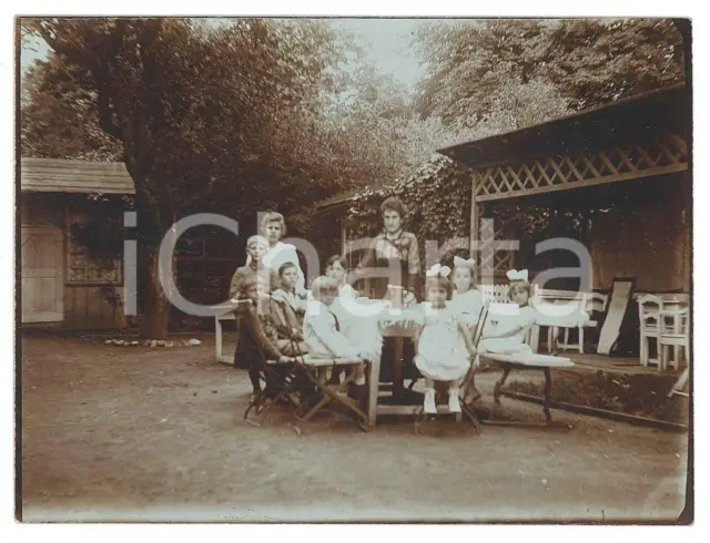 1919 DUSZNIKI-ZDROJ / BAD REINERZ (PL) Compleanno di una bambina *Foto 12x9 cm