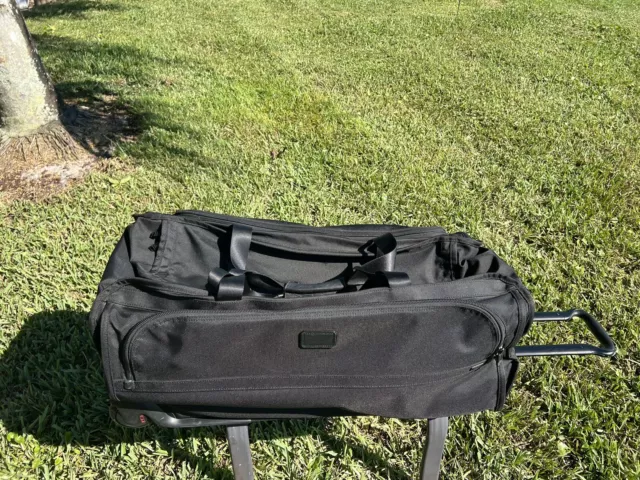 Tumi Alpha Large Wheeled 30" Rolling Duffel Bag BLACK 22041DH