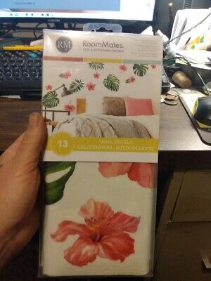 room mates peel & stick wall decals 13 wall decals made in usa9" x 17"  NIB
