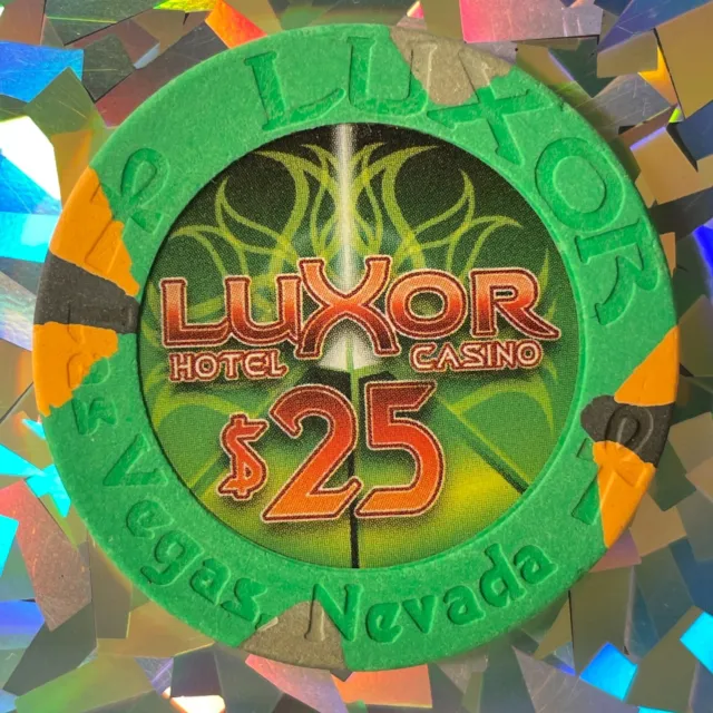 🌟🌈Luxor Las Vegas $25 Casino Chip house chip 2005 gaming token poker chip