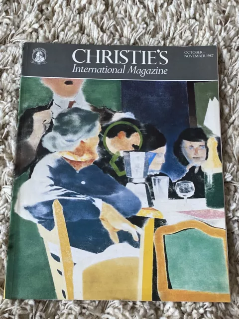 Rare Collectors items CHRISTIES International Magazine Auctions Oct Nov 1987