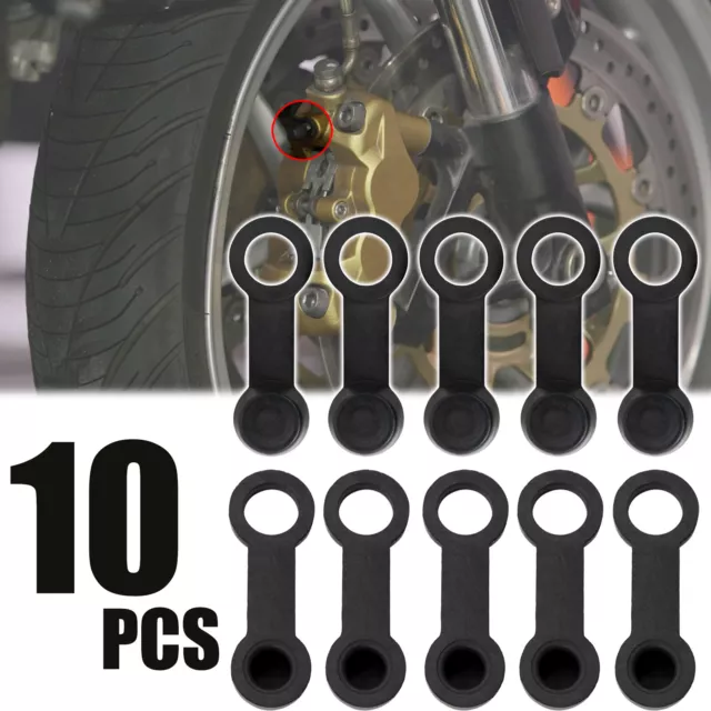 10 X 8 mm Bremse Entlüftung Nippel Gummi Staubkappe Abdeckung für Motorrad  EUR 4,36 - PicClick DE