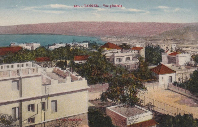 Carte postale ancienne postcard MAROC MOROCCO TANGER 201 vue générale