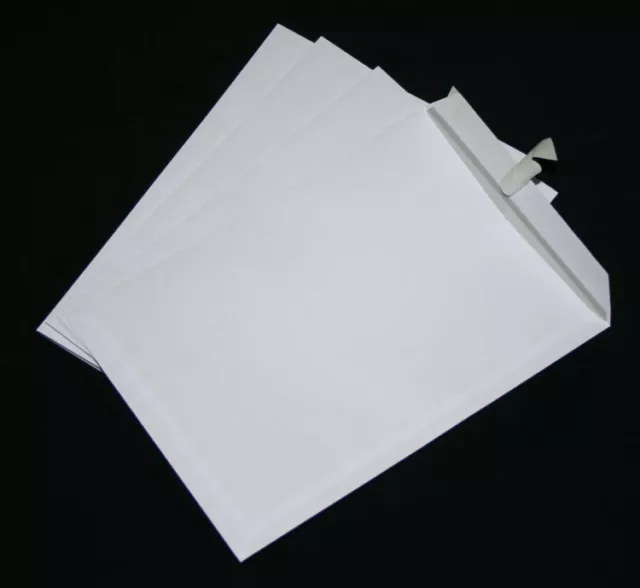 100 St. Versandtaschen DIN A4 C4 weiß mit Fenster Briefumschläge Kuvert HK Post