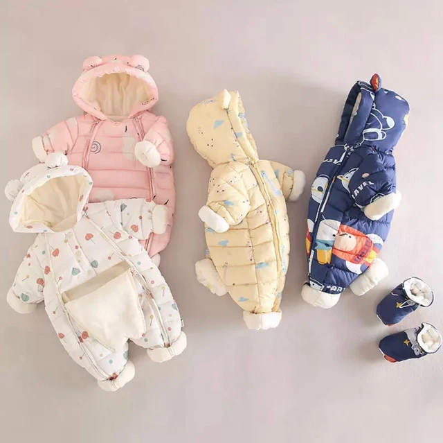 Tuta invernale neonato bambino bambina tutina abiti caldi abiti bambini