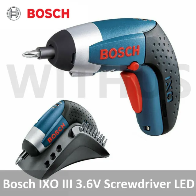 BOSCH IXO III 3.6V Professional Cordless Screwdriver Lithium-ion LED Bosch  IXO 3 EUR 55,29 - PicClick FR
