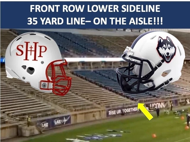 2 TICKETS UCONN HUSKIES vs SACRED HEART PIONEERS 11/18- FRONT ROW LOWER SIDELINE