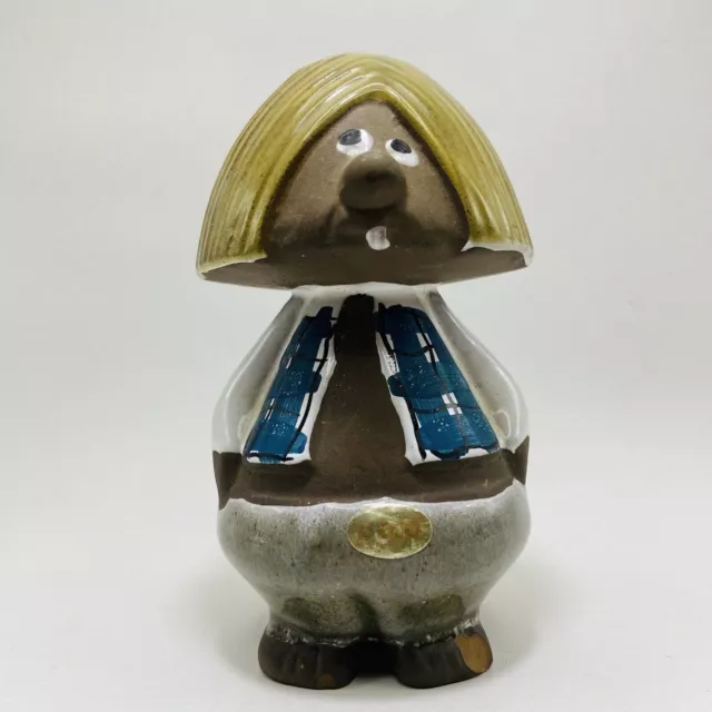 Vintage Swedish KURT NILSSON Troll Handpainted - Ceramic figurine , Signed