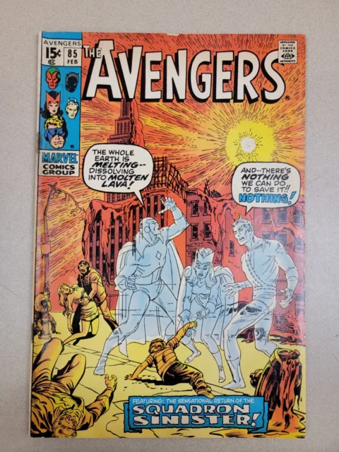 Marvel Comics 1st Appearance Of Squadron Supreme The Avengers #85 Feb 1970