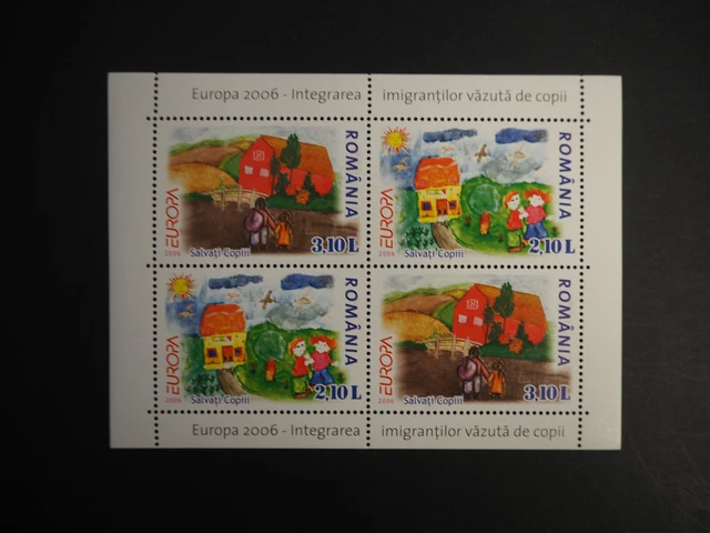 Rumänien 2006, Block "Integration" **/MNH, MiNr. Bl. 374 (100), ME 800,-