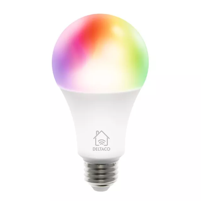 Smarte E27 Socle LED Ampoule Commande Vocale RGB 9 Watt 25000 H Dimmable