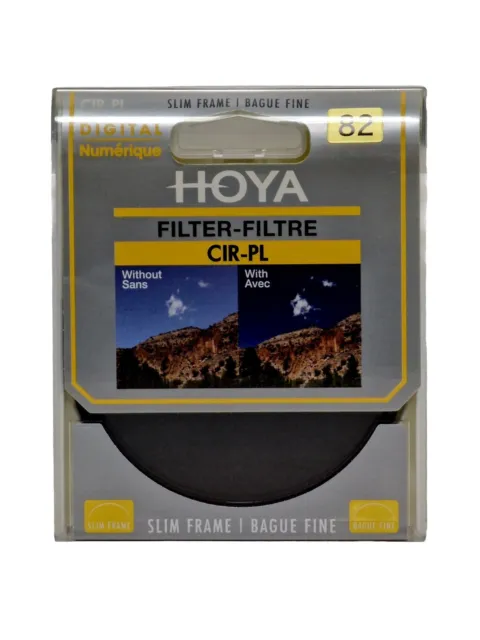 Hoya 82mm Slim Circular Polarising CIR-PL SLIM CPL Filter Genuine Sealed