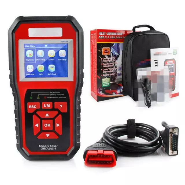 Universal ODB OBD2 Auto Car Diagnostic Tool Scanner KW850 Automotive Code Reader