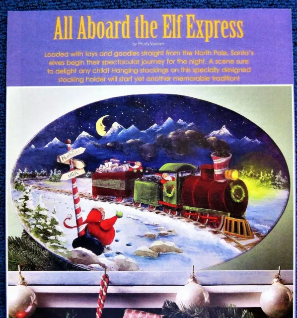 Paquete de Patrones de Pintura All Aboard The Elf Express Vannier Train - Sin Usar