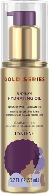 Pantene Gold Series Hair Oil, Intense Hydrating, Adds Shine And Strength, 95 ml