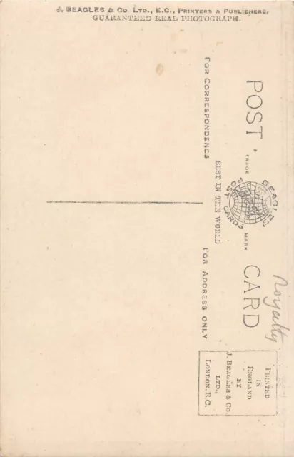 Tarjeta Postal Royalty - Boda De Princesa María & Lord Lascelles - (3 Tarjetas) 2