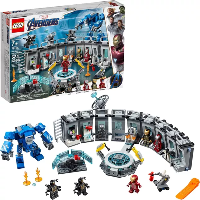 LEGO 76125 Marvel Avengers: Iron Man Hall of Armor - NEW in Damaged Box