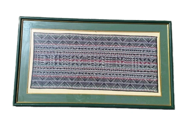 Tapisserie Murale Ancienne Du Guatemala - Broderie Textile Vintage - Décoration Ethnique