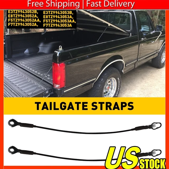 2X REAR TAILGATE Cables Pair Straps Set NEW for 19831996 Ford F150 F250 F350 32.07 PicClick AU