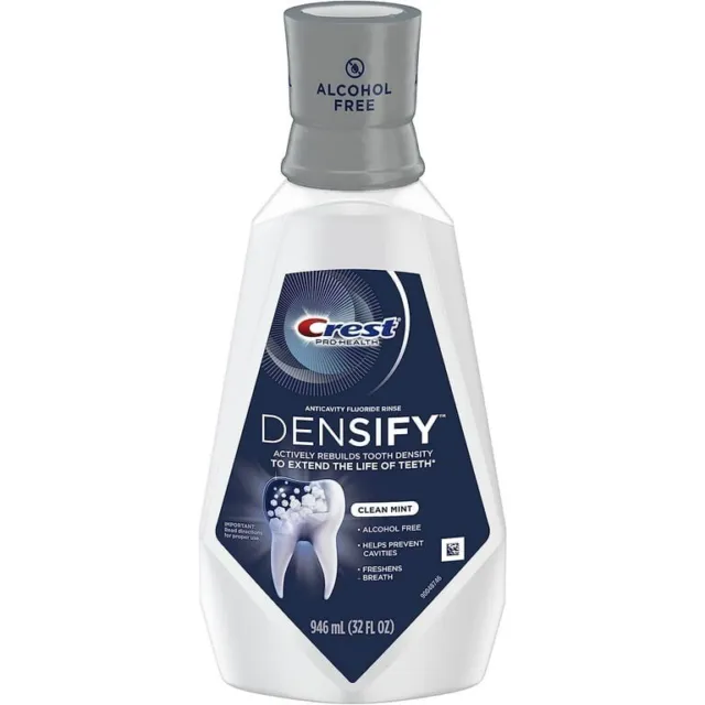 Crest Densify Mouthwash Clean Mint Flavor 32 fl.oz. Exp. JN/2025