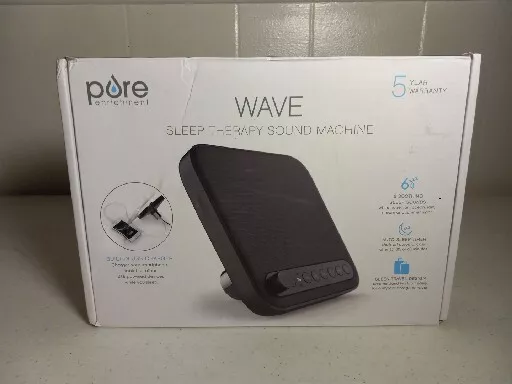 PURE Enrichment WAVE Sleep Sound Machine 6 sounds  USB port to charge devices 