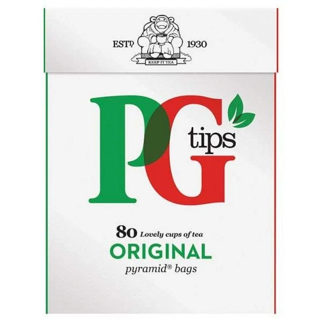 PG tips Black Tea, 80 Count Box 80pyramid tea bags(Pack of 3)