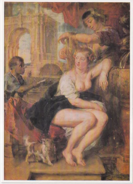 Alte Kunstpostkarte - Peter Paul Rubens - Bathseba am Springbrunnen